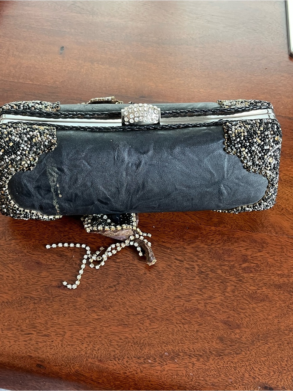 Mary Frances Beaded Evening Clutch – As-Is Project / Repair Piece - Picture 4 of 8